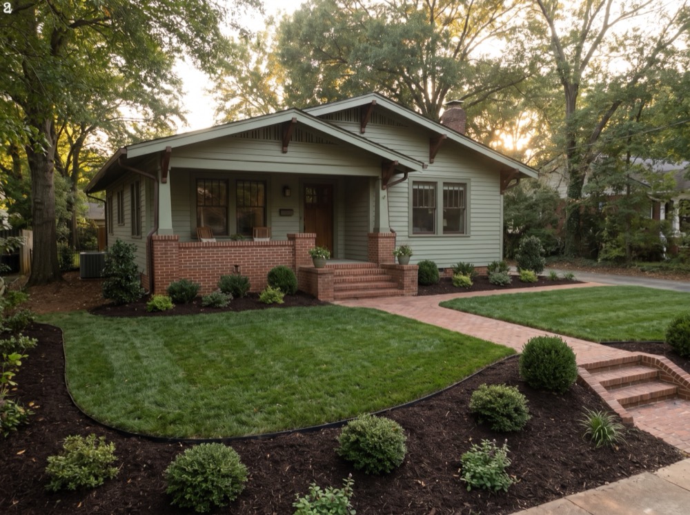 Tidy grounds and clean hardscape
